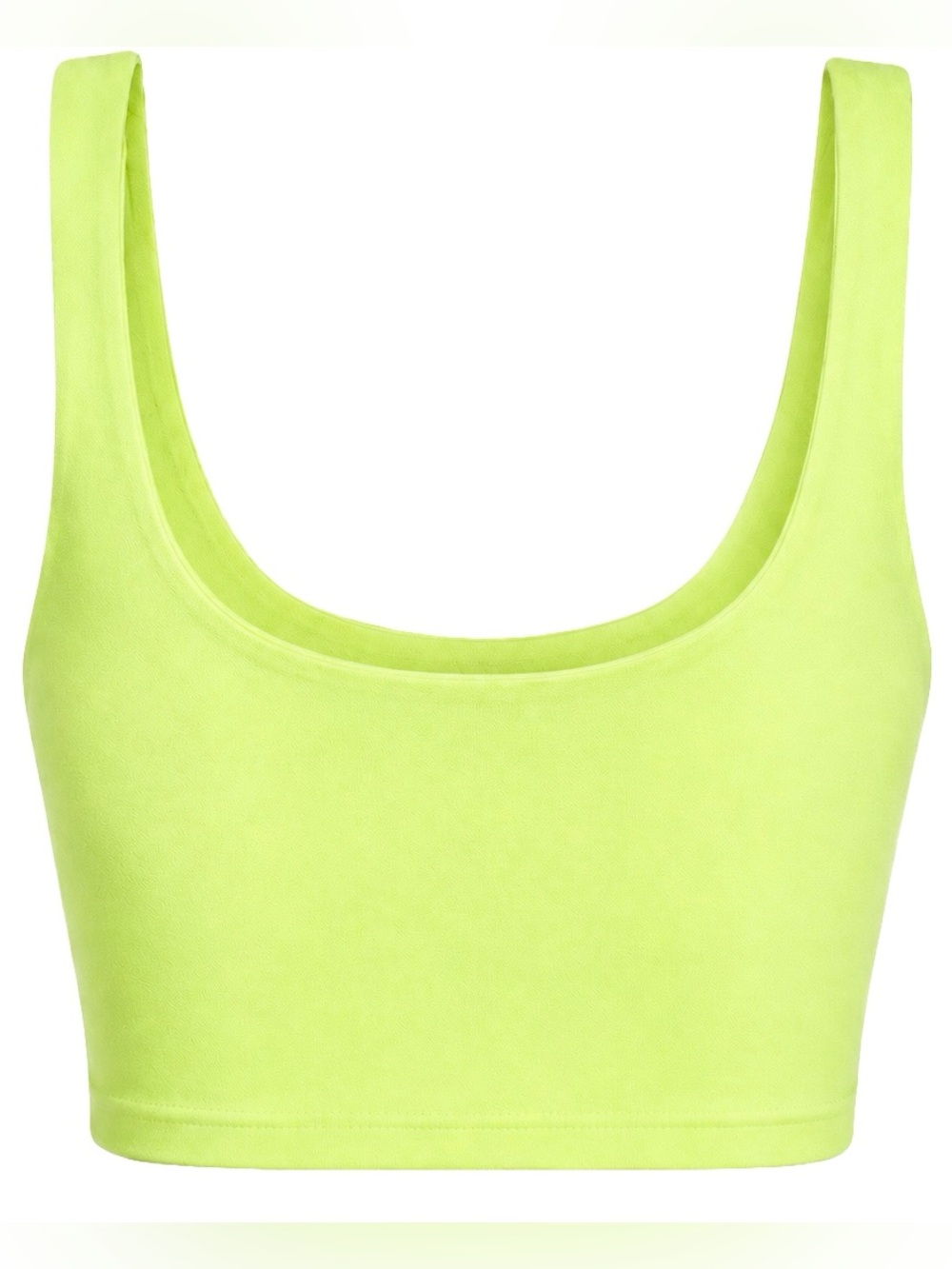 NWT Good American Key Lime001 Scuba Swim Tank Sz 4/XL